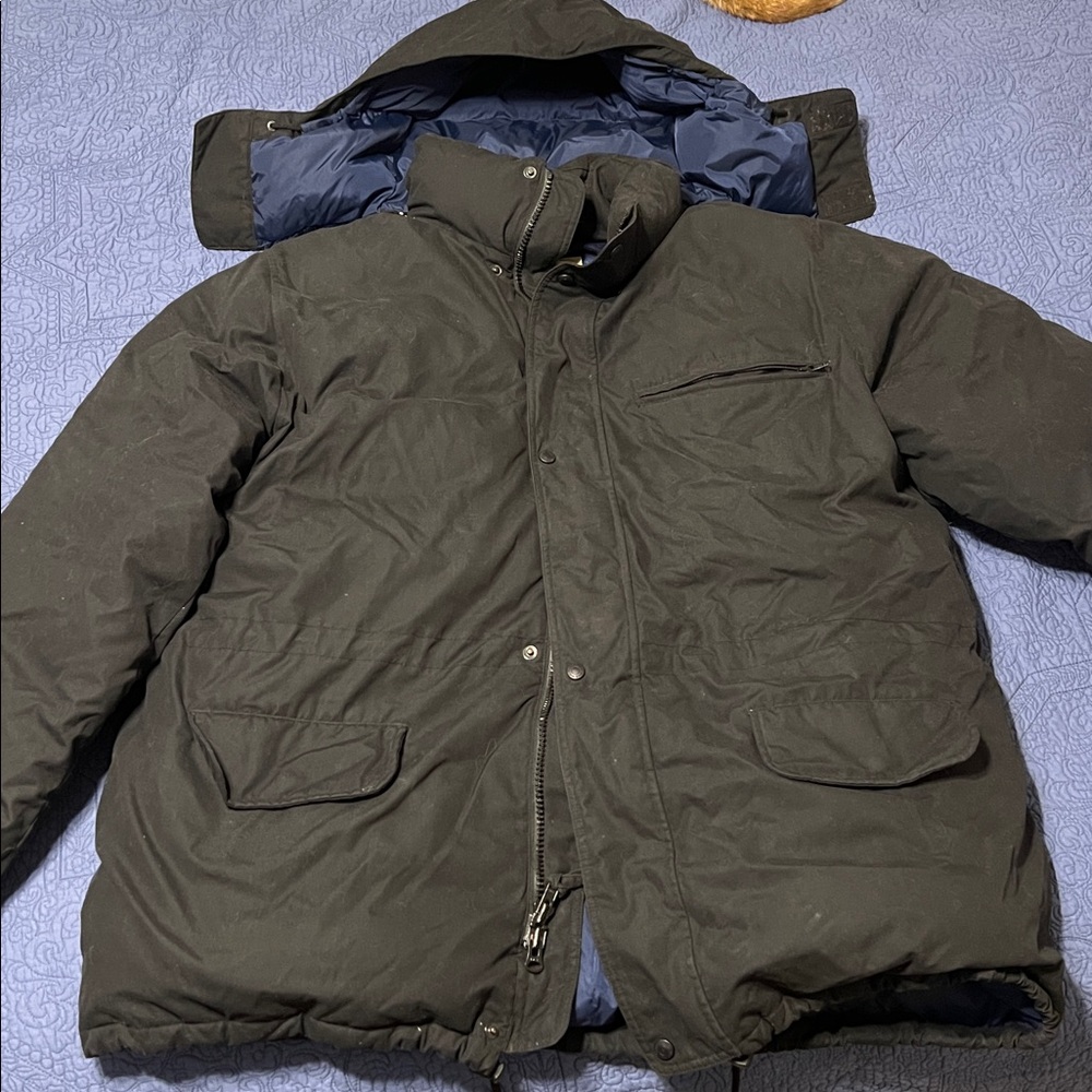 Eddie Bauer Blue Puffer Jacket - XL
